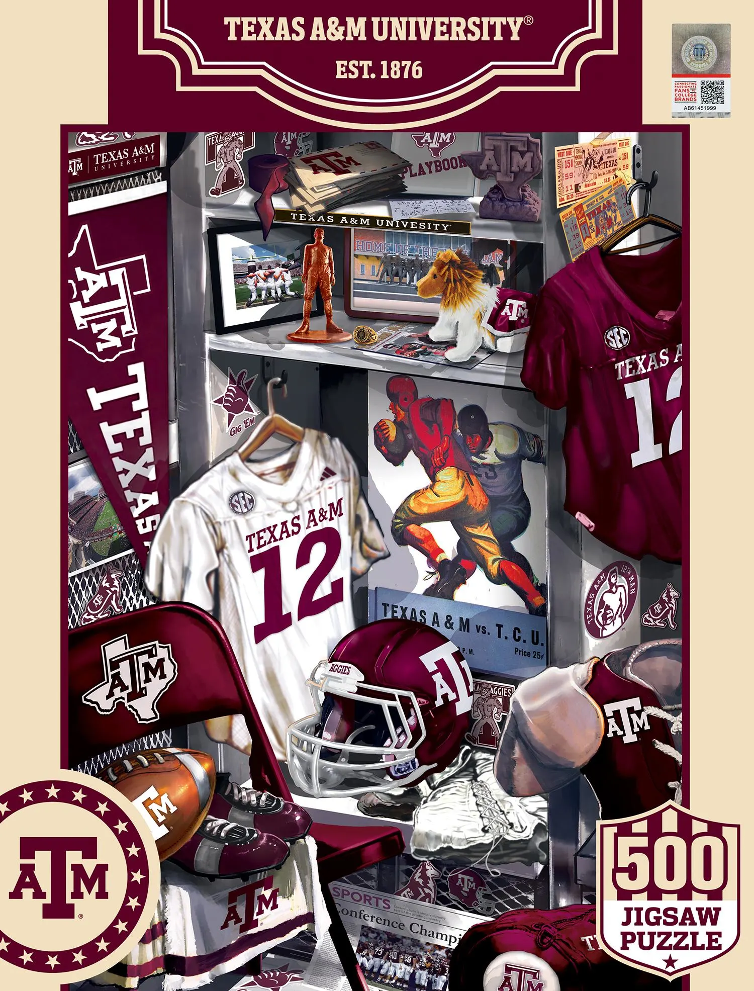Texas A&M Aggies NCAA Locker Room Sports