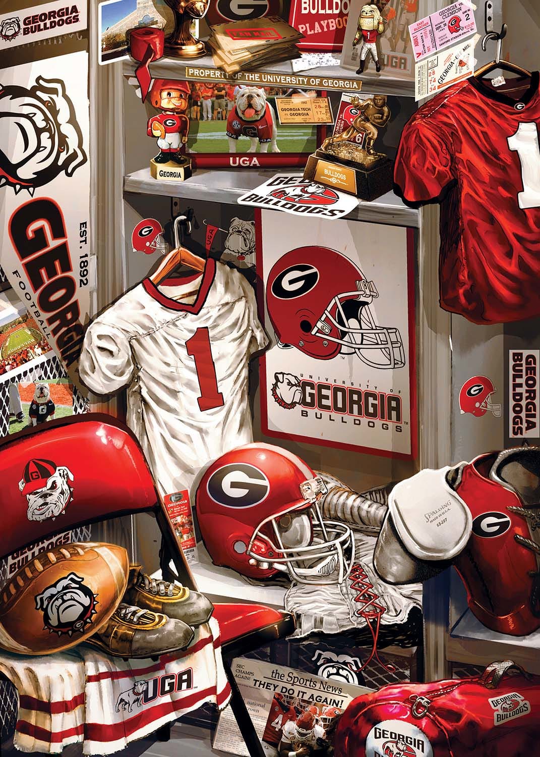 Georgia Bulldogs NCAA Locker Room Sports