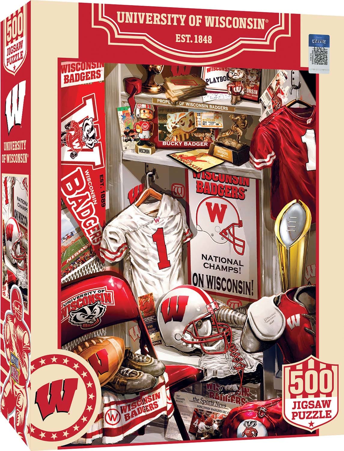 Wisconsin Badgers NCAA Locker Room