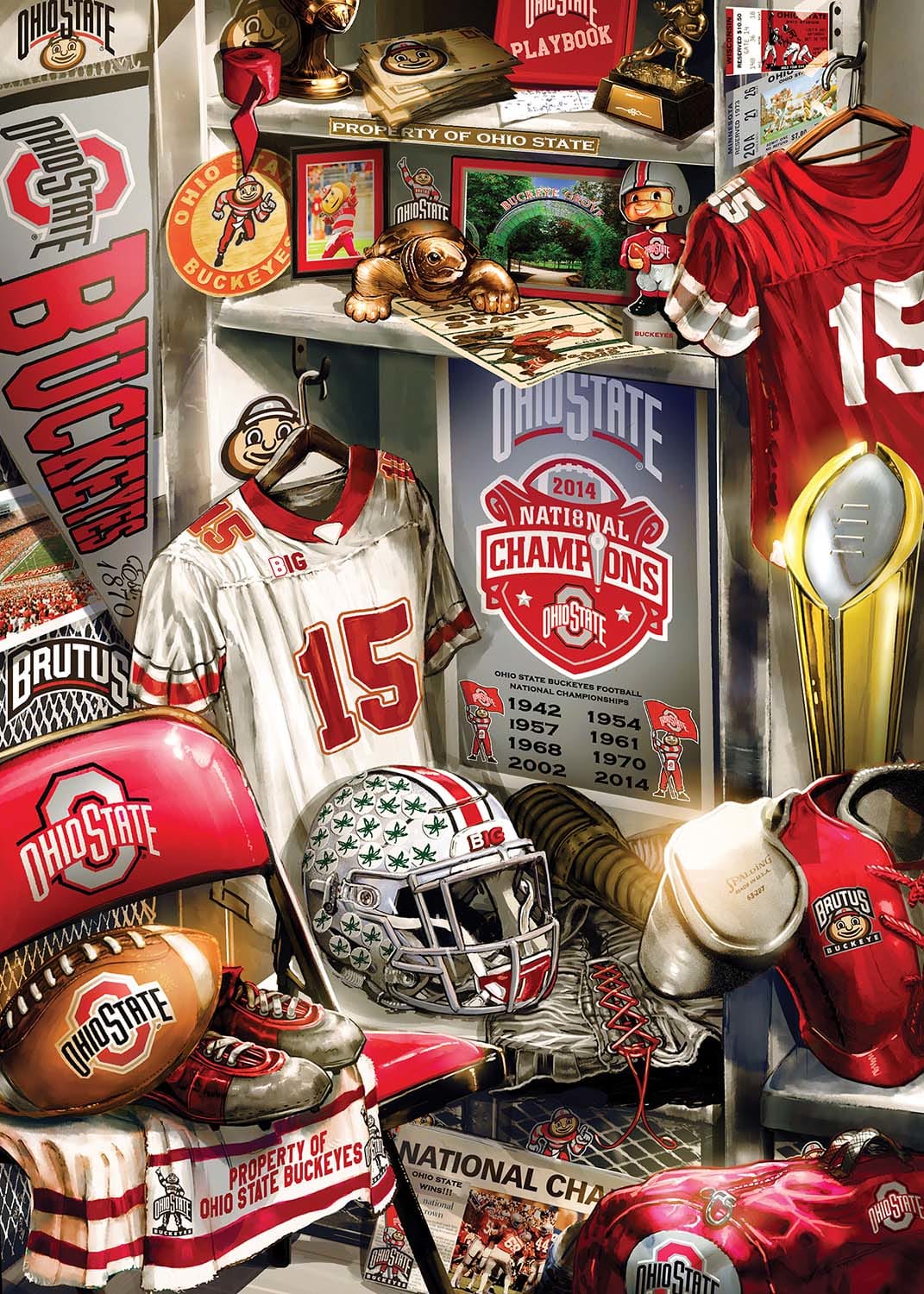 Ohio State Buckeyes NCAA Locker Room Sports