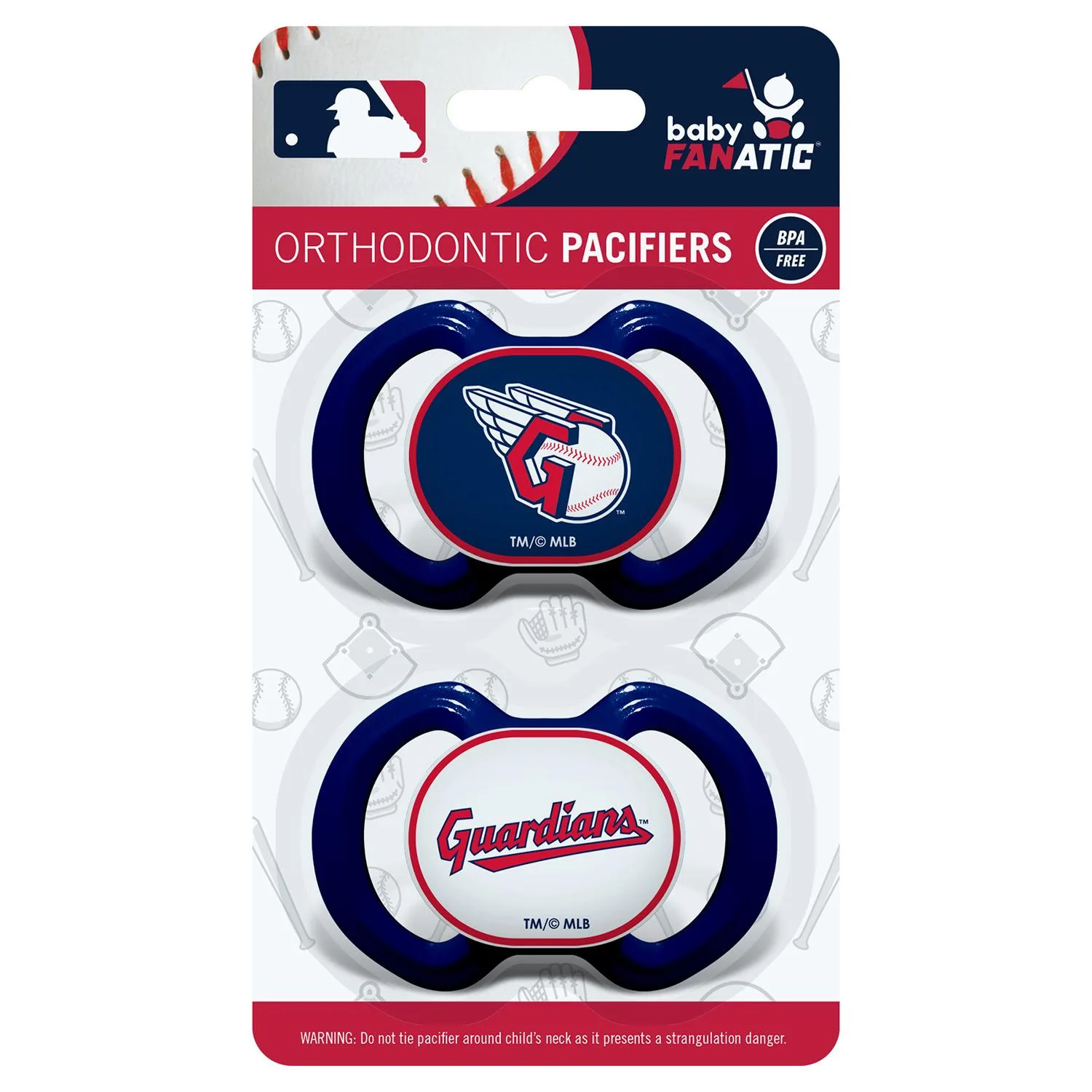 Cleveland Guardians MLB Pacifier 2-Pack