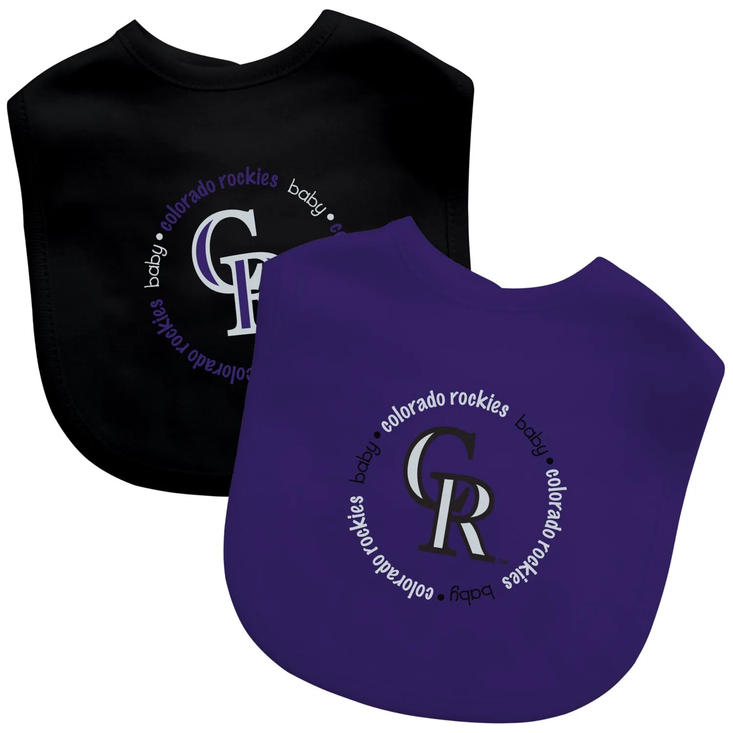 Colorado Rockies MLB Baby Bibs 2-Pack