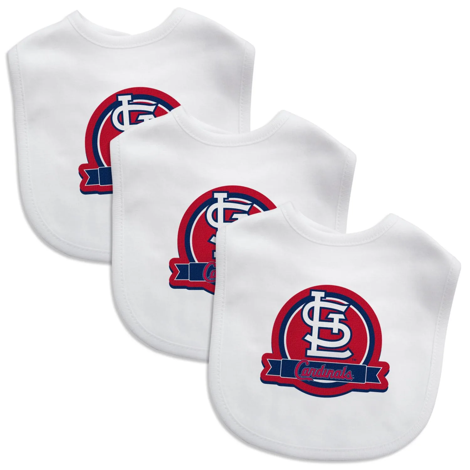 St. Louis Cardinals MLB Baby Bibs 3-Pack