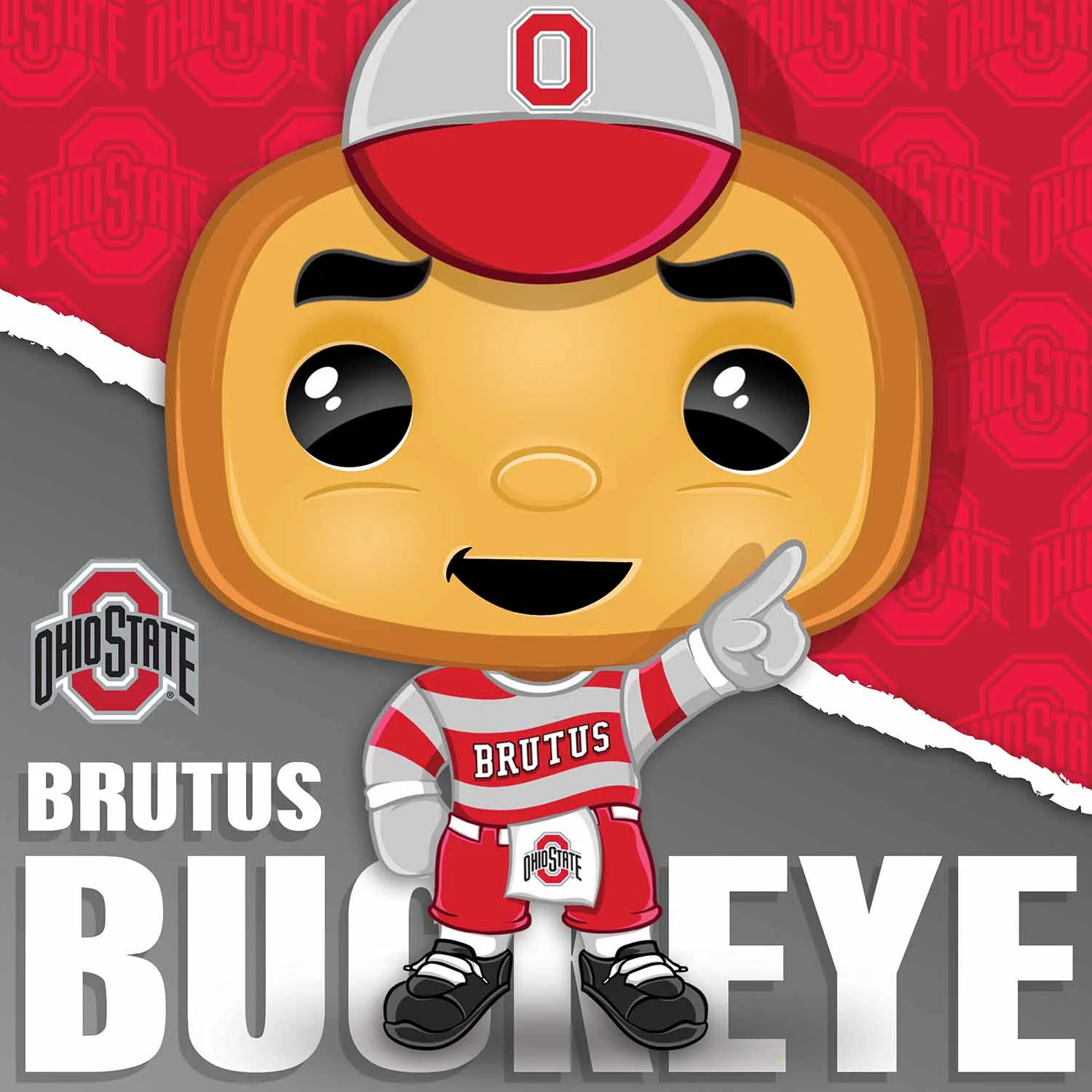 Ohio State Buckeyes NCAA Mascot 100 Piece Square Puzzle - Scratch and Dent Sports
