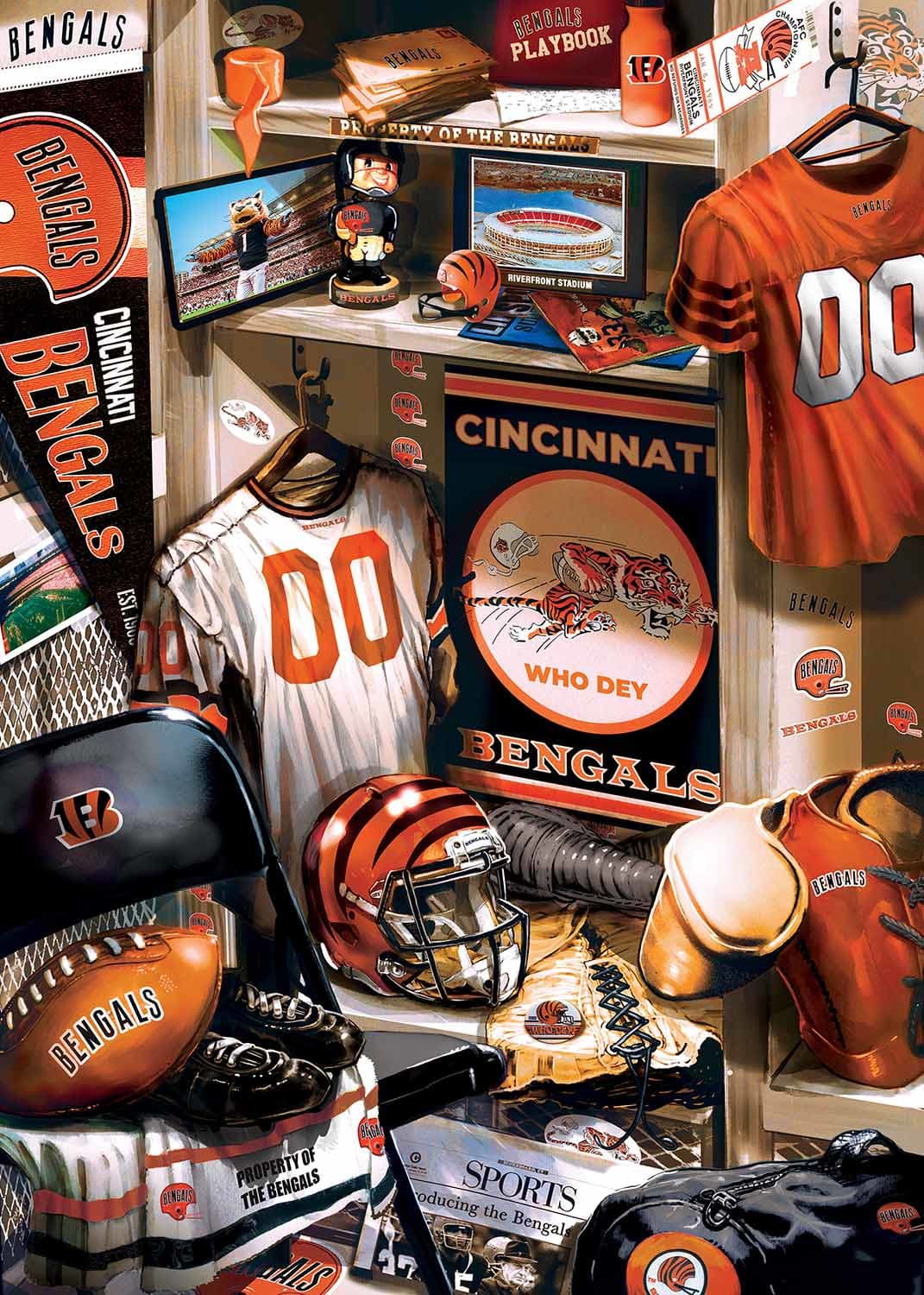 Cincinnati Bengals NFL Locker Room Sports