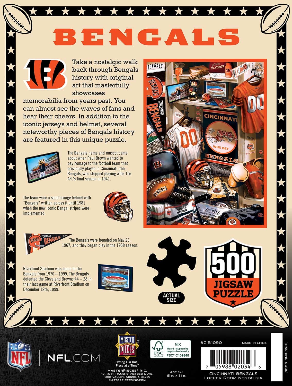 Cincinnati Bengals NFL Locker Room