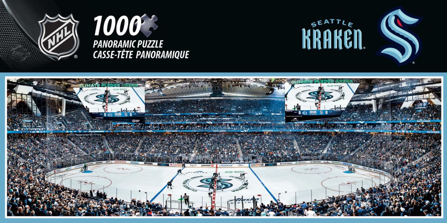 Seattle Kraken NHL Panoramic Puzzle - Scratch and Dent