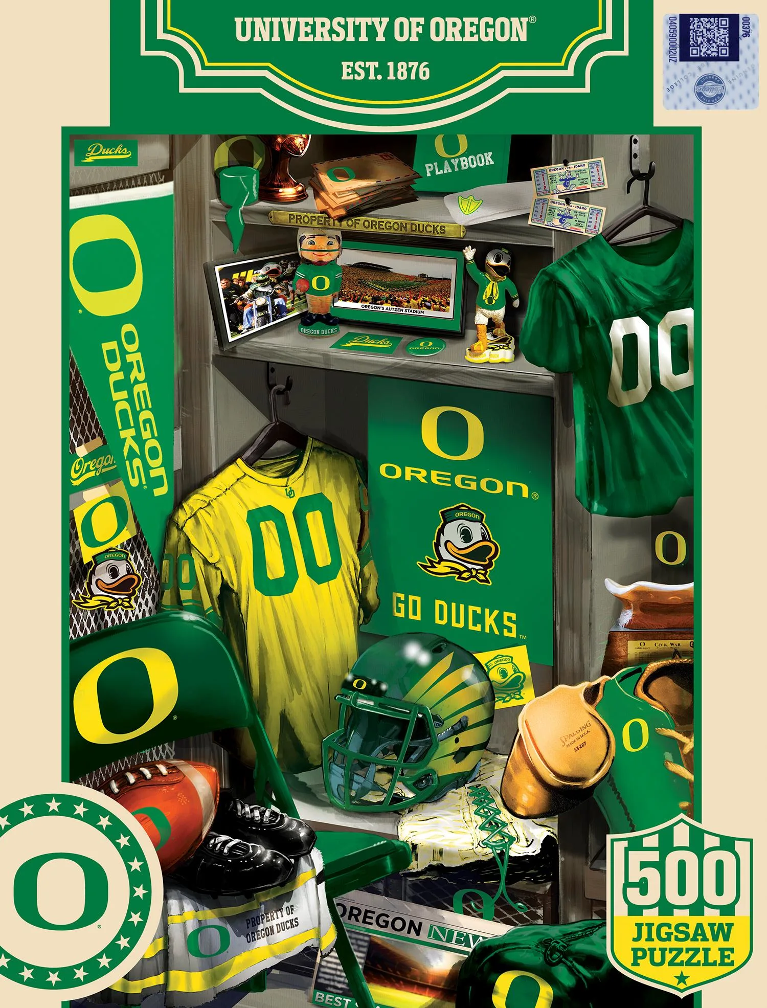 Oregon Ducks NCAA Locker Room Sports