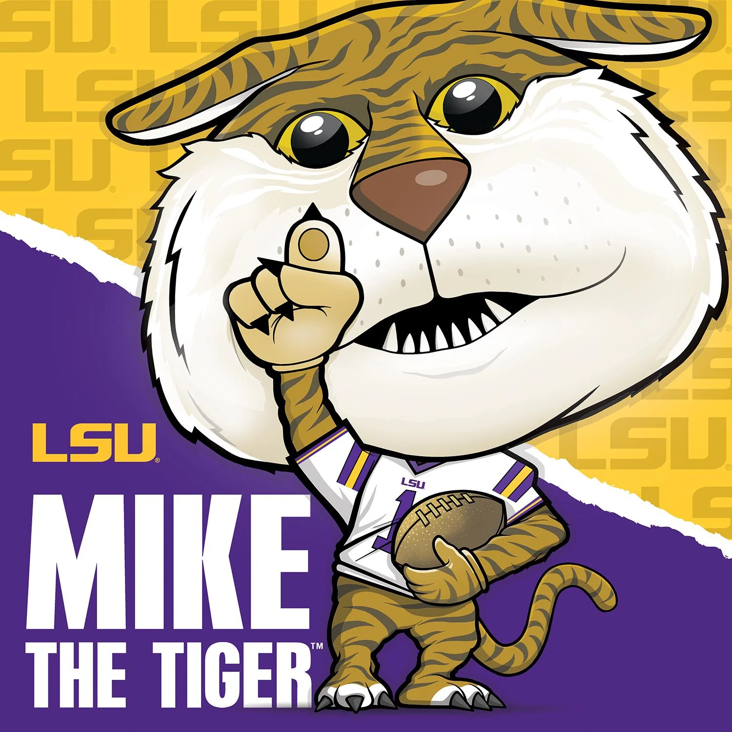 LSU Tigers NCAA Mascot Sports