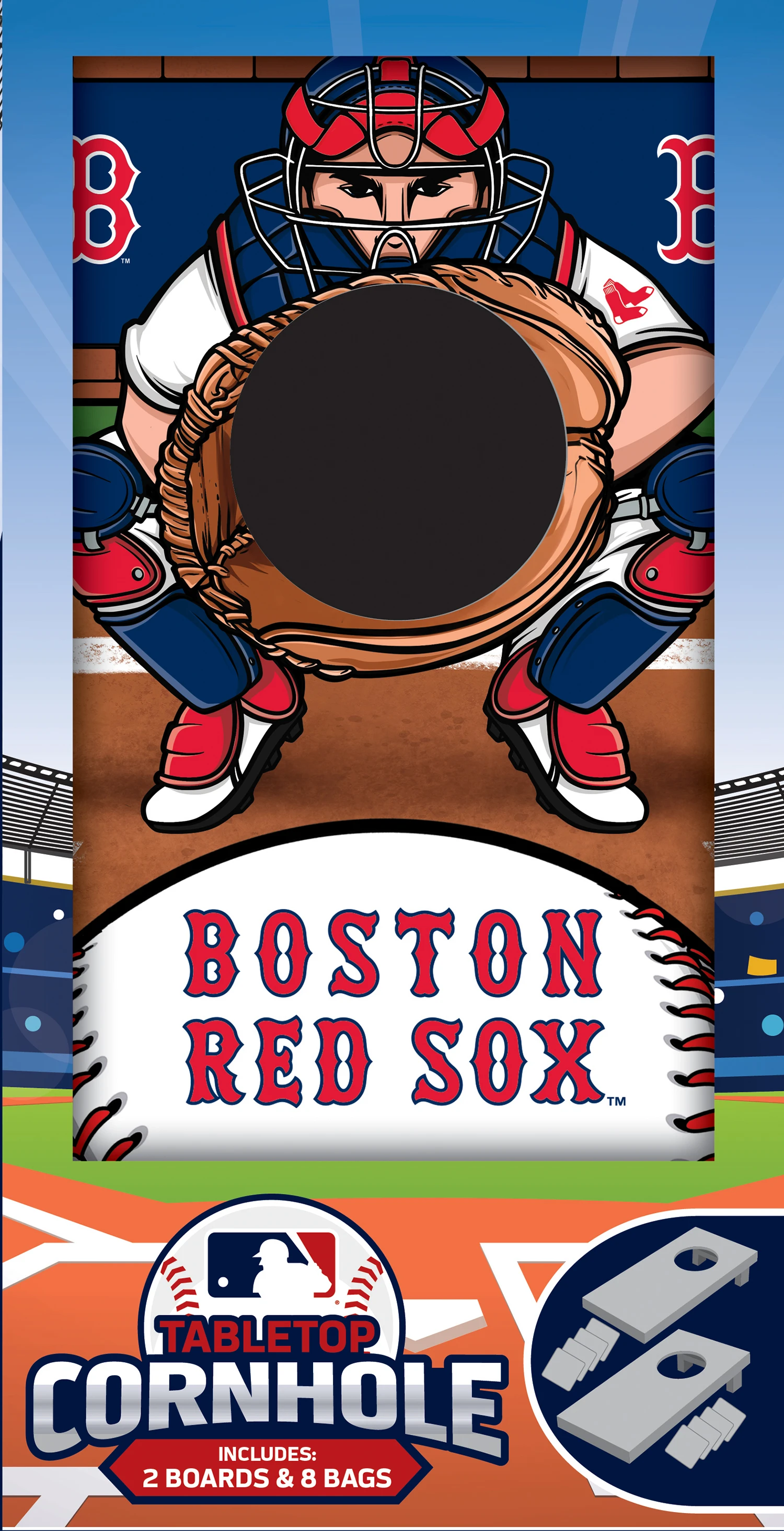 Boston Red Sox Tabletop Cornhole