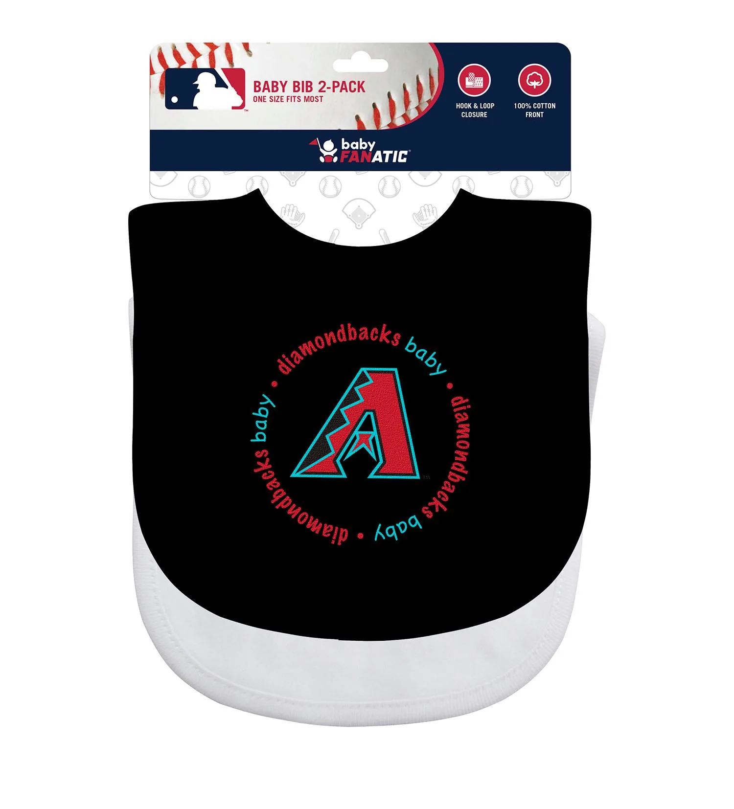 Arizona Diamondbacks MLB Baby Bibs 2-Pack
