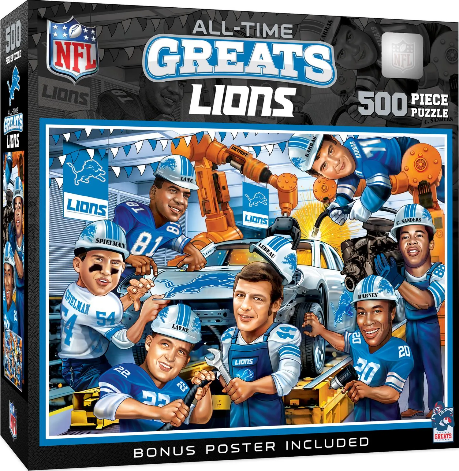 Detroit Lions NFL All-Time Greats