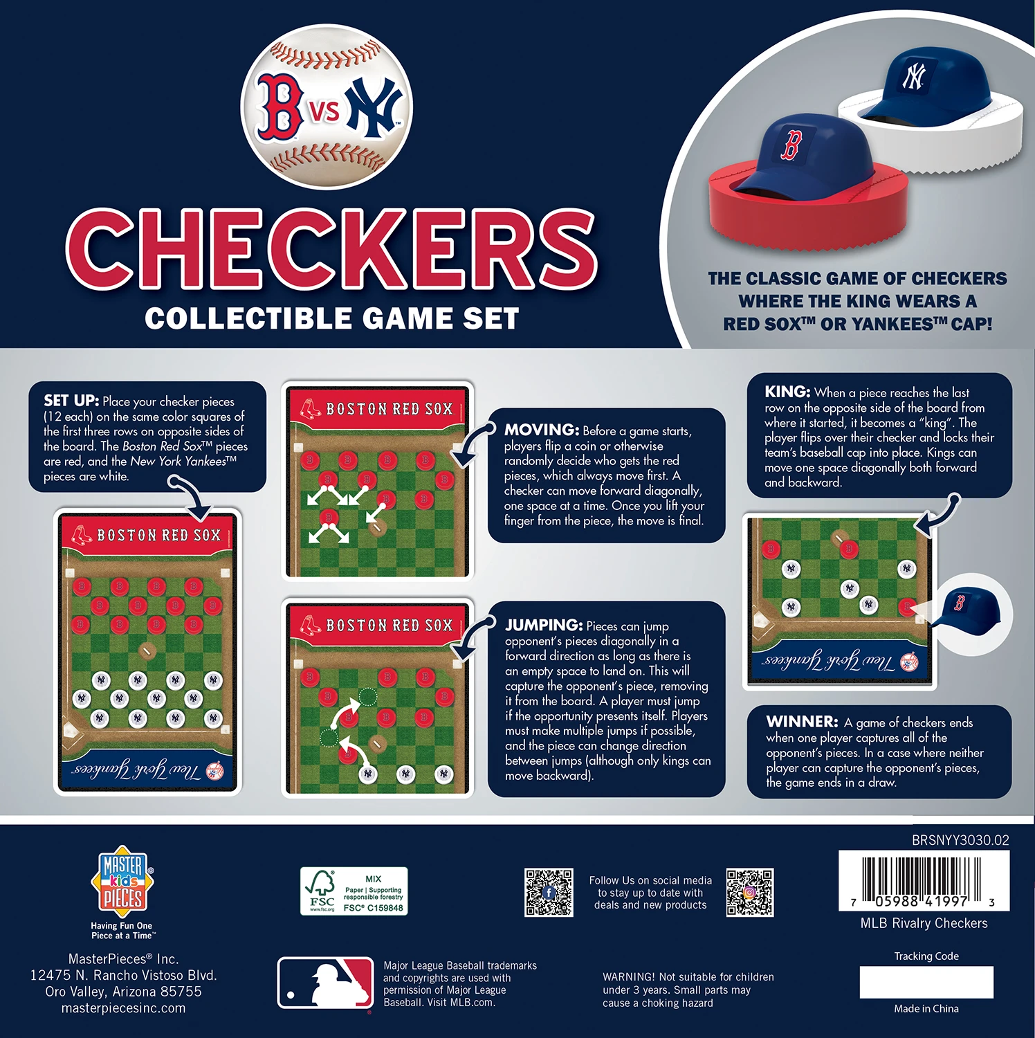 Boston Red Sox vs New York Yankees Rivalry Checkers