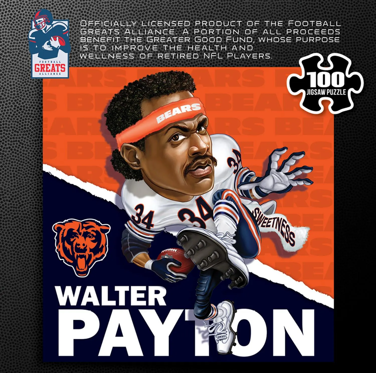 Chicago Bears NFL All-Time Greats  - Walter Payton