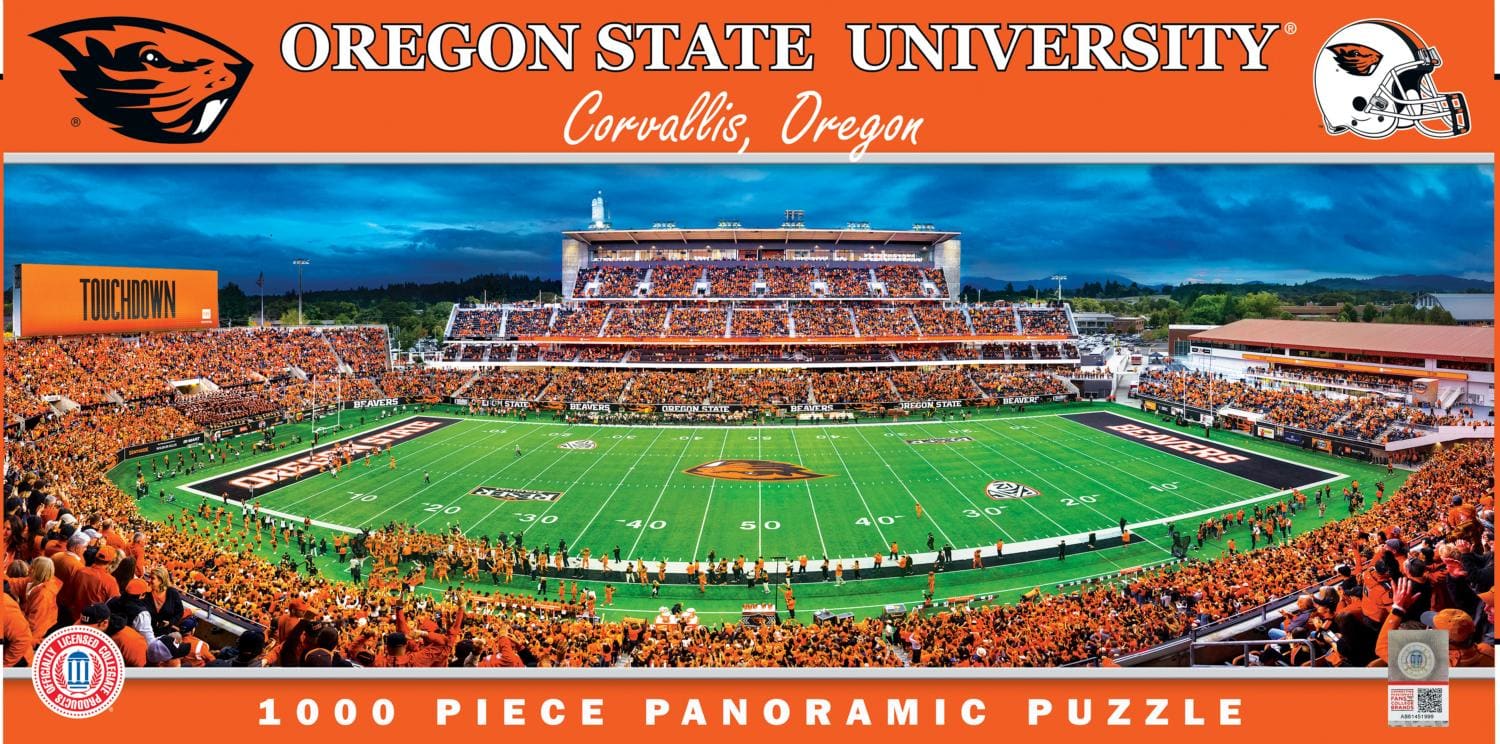 Oregon State Beavers NCAA Panoramic Puzzle Sports