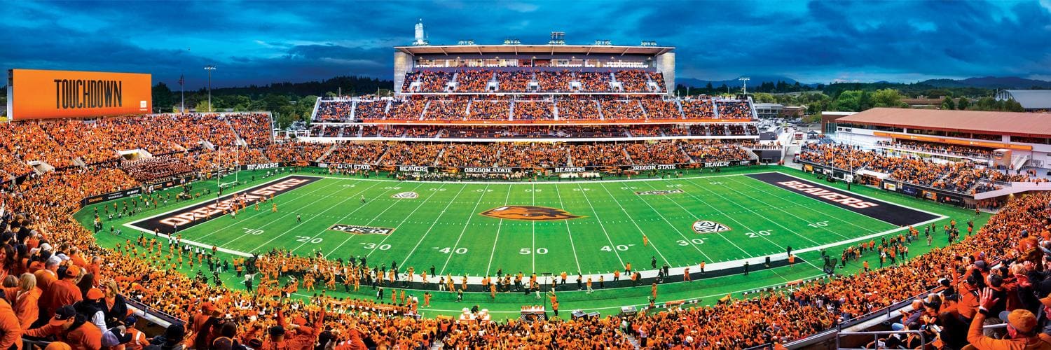 Oregon State Beavers NCAA Panoramic Puzzle