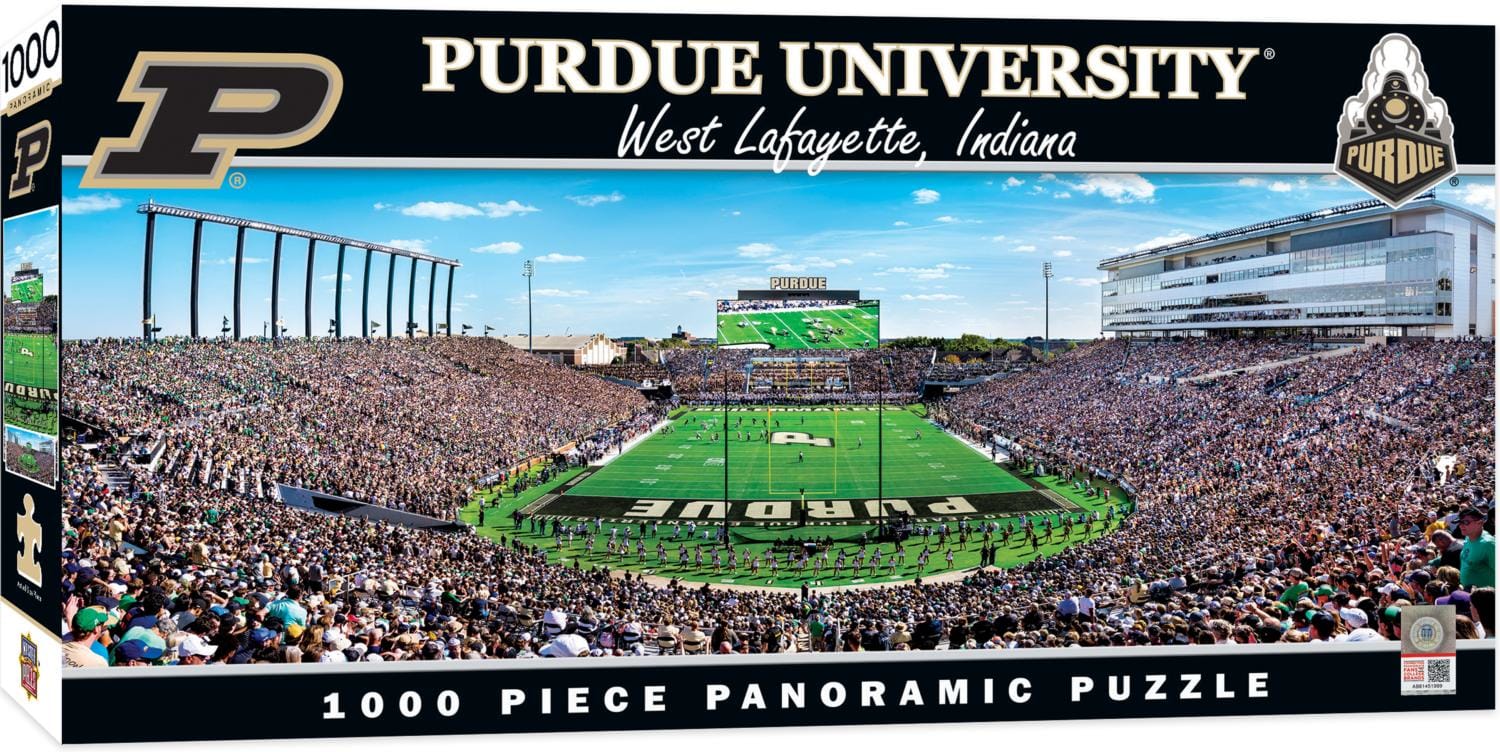 Purdue Boilermakers NCAA Panoramic Puzzle - End Zone