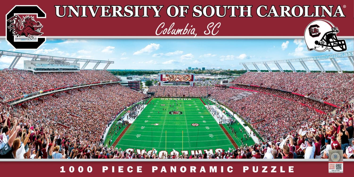 South Carolina Gamecocks NCAA Panoramic Puzzle - End Zone Sports