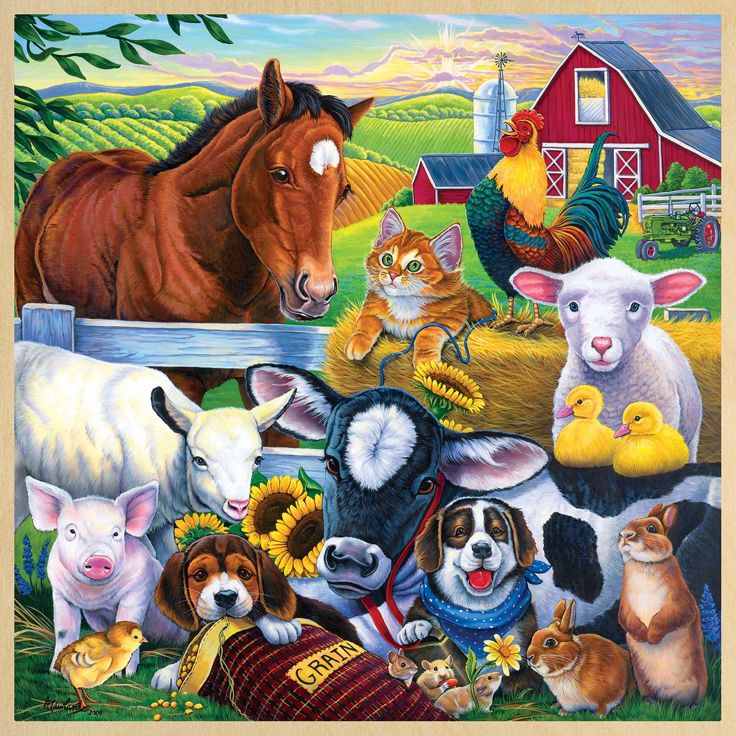 Farm Friends Farm Animal Tray Puzzle