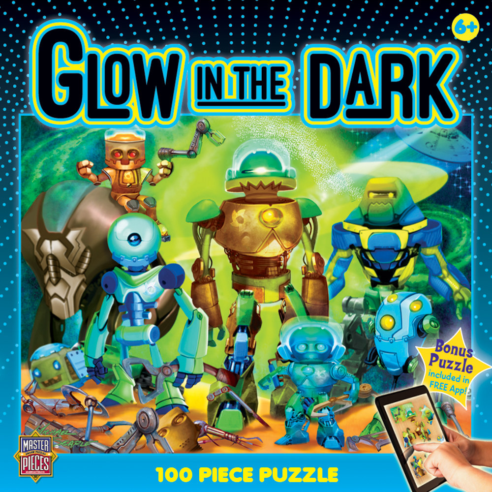 Robots Humor Glow in the Dark Puzzle