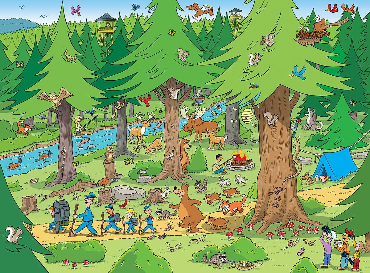 Things to Spot in the Woods Animals