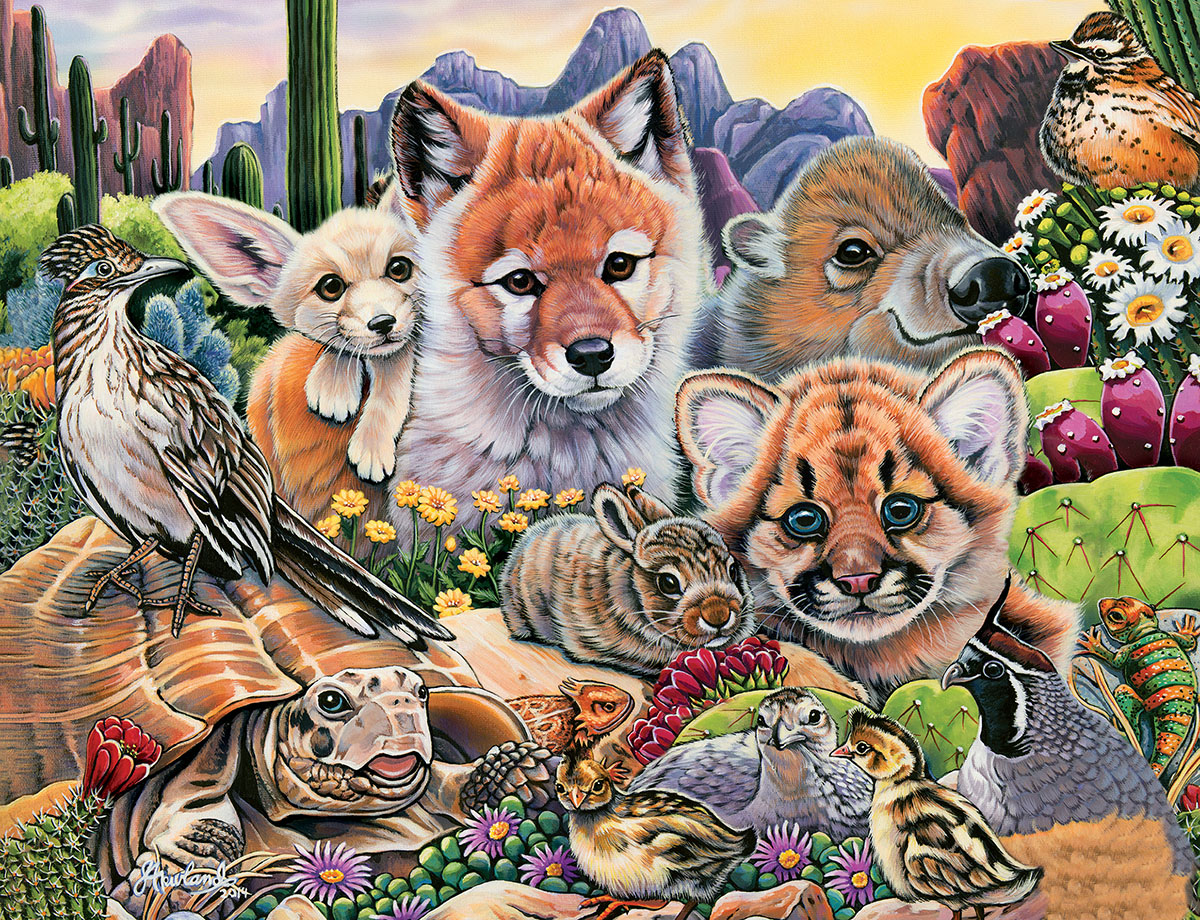 Desert Friends Animals Jigsaw Puzzle