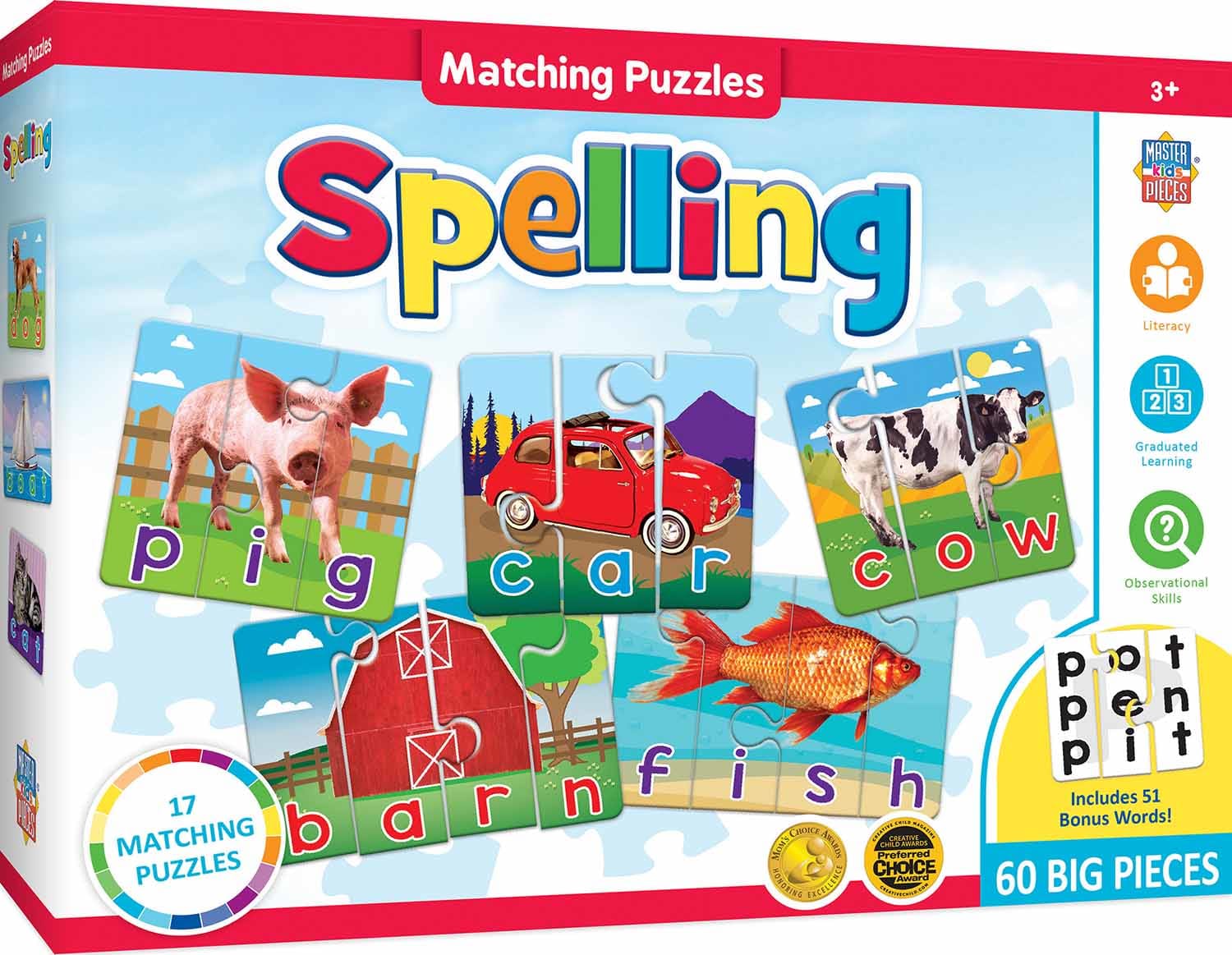 Spelling Matching Puzzle