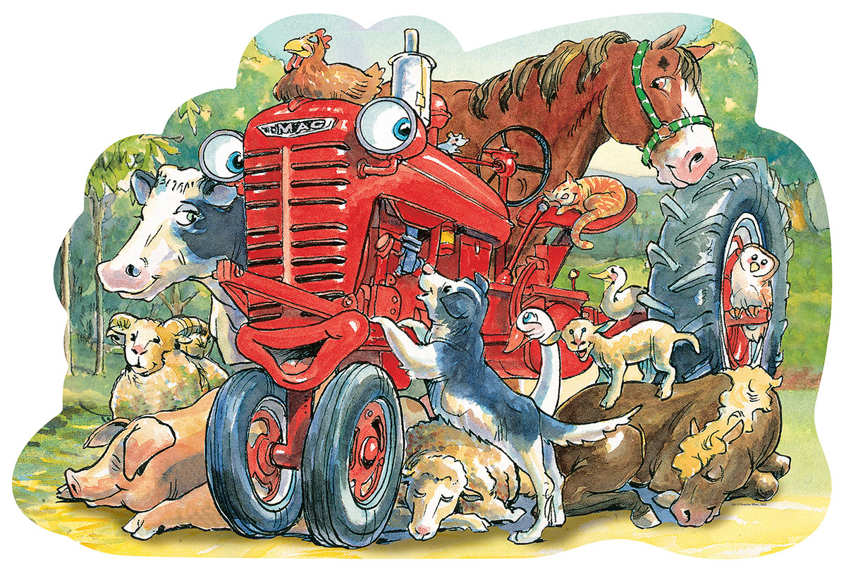 Tractor Mac Farm Shaped Puzzle