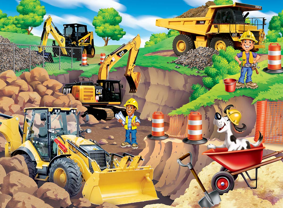 Day at the Quarry Vehicles Children's Puzzles