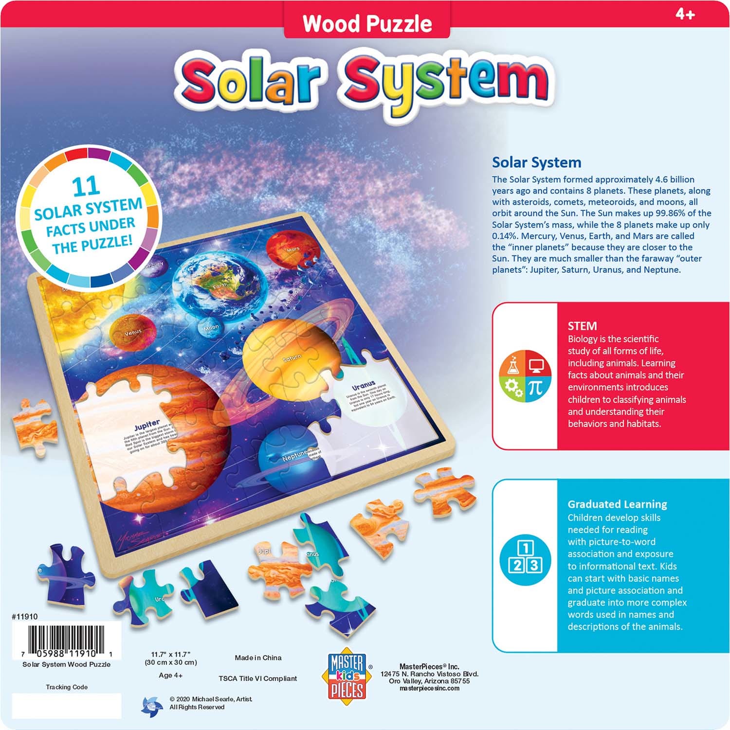 Solar System - Wood Jigsaw Puzzle