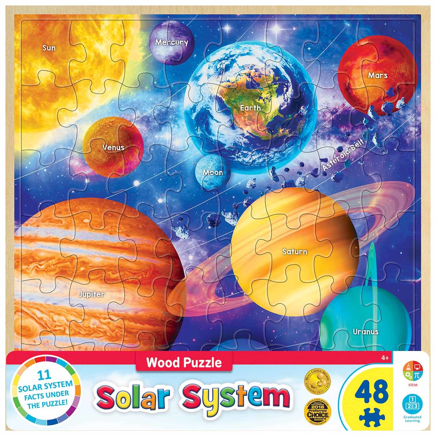 Solar System - Wood Jigsaw Puzzle