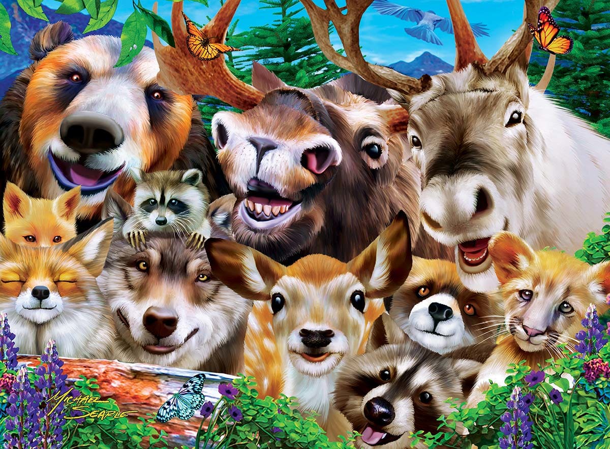 Woodland Wackiness - 200 Piece Jigsaw Puzzle by MasterPieces