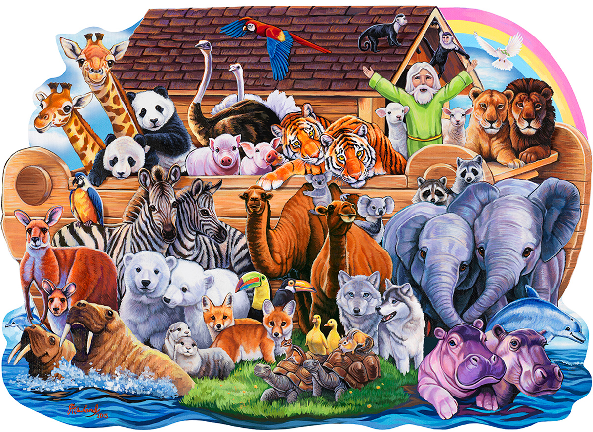 Noah's Ark Animals Shaped Puzzle