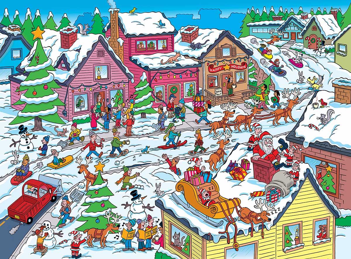 101 Things to Spot at Christmas Humor Hidden Images