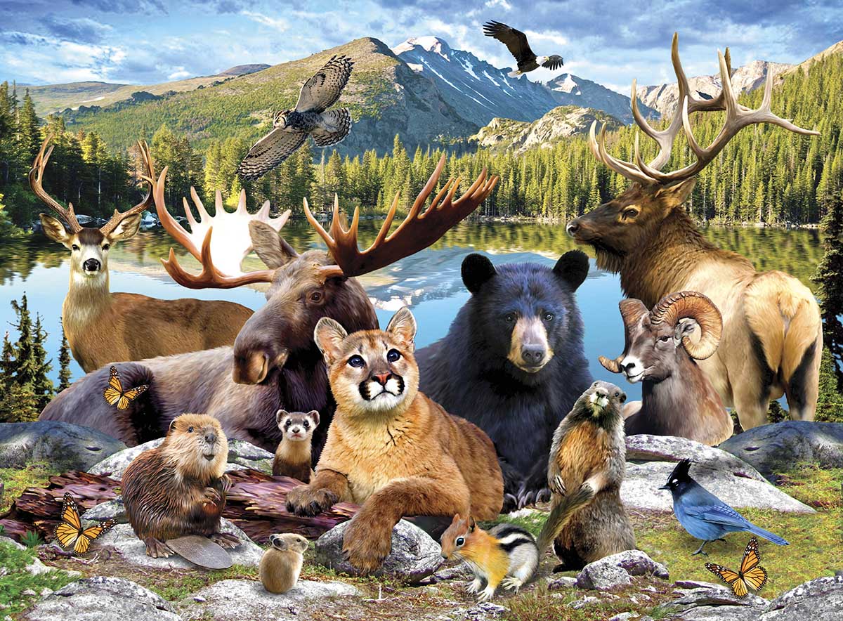 Rocky Mountain National Park Animals Jigsaw Puzzle