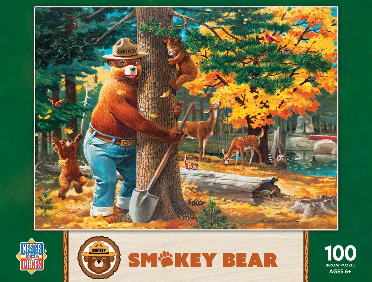 Smokey Bear - 100 Piece Puzzle - Scratch and Dent