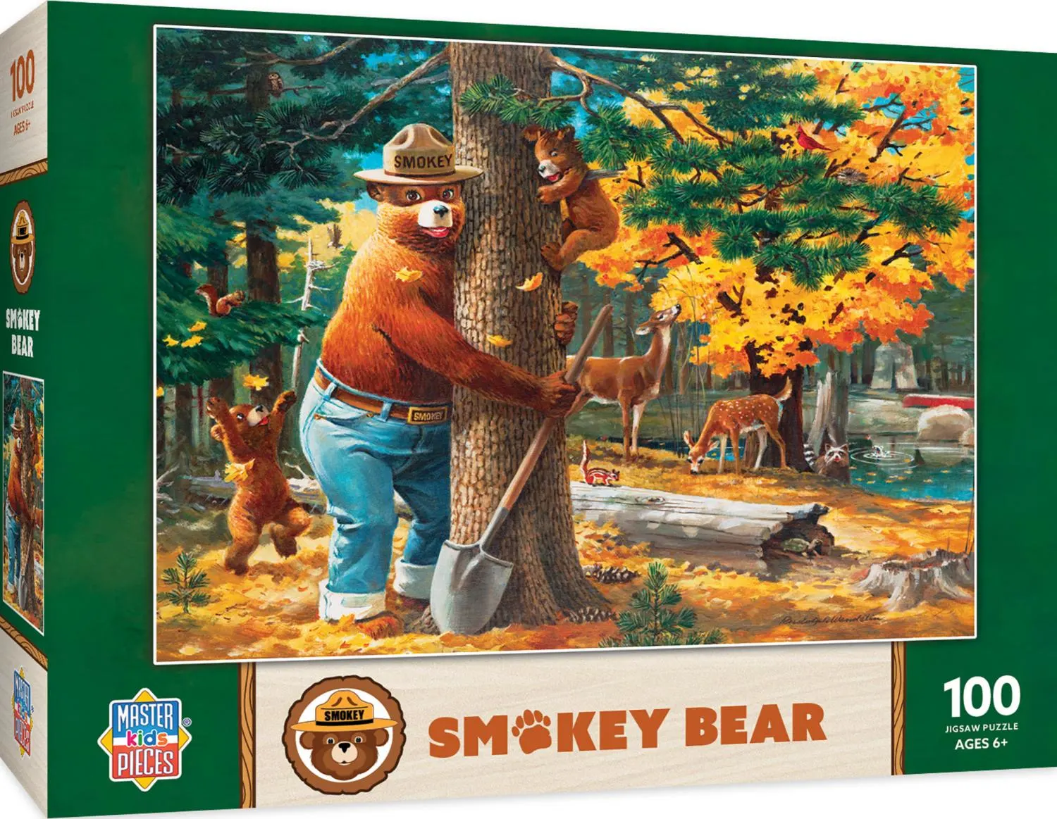 Smokey Bear - 100 Piece Puzzle - Scratch and Dent