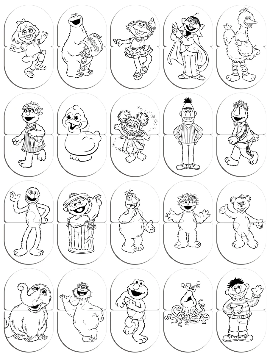 Sesame Street - Heads & Toes