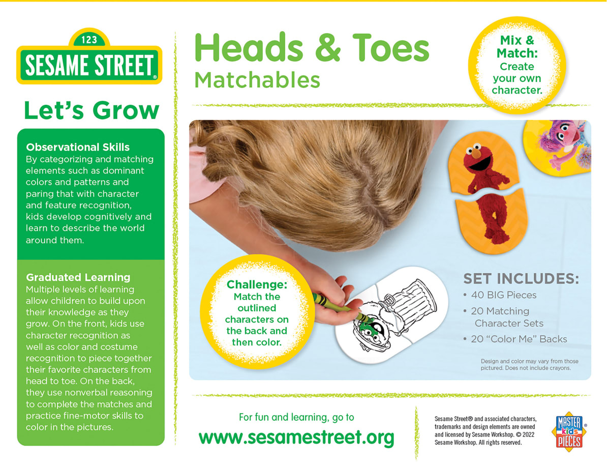 Sesame Street - Heads & Toes