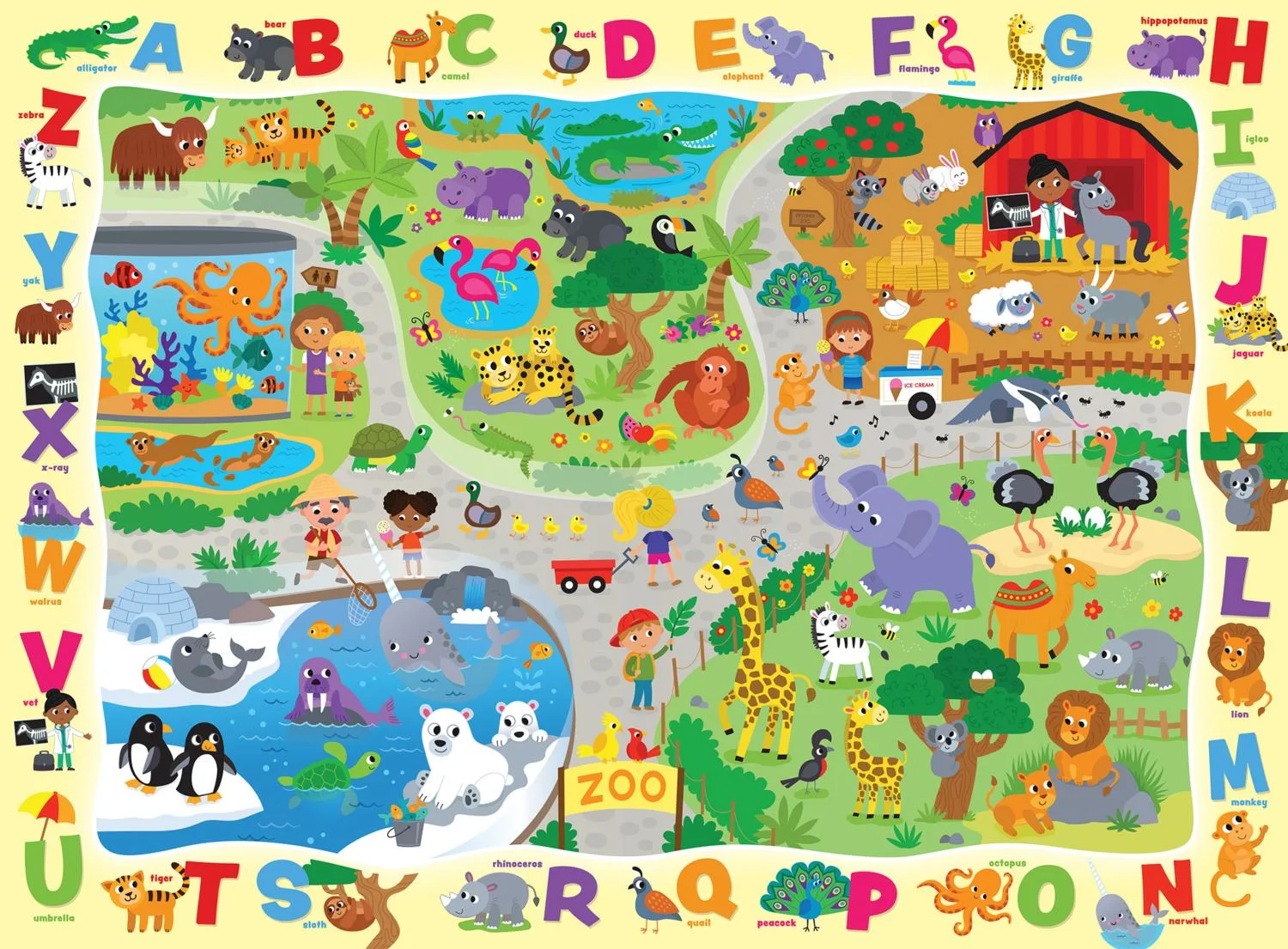 Alphabet at the Zoo Alphabet & Numbers