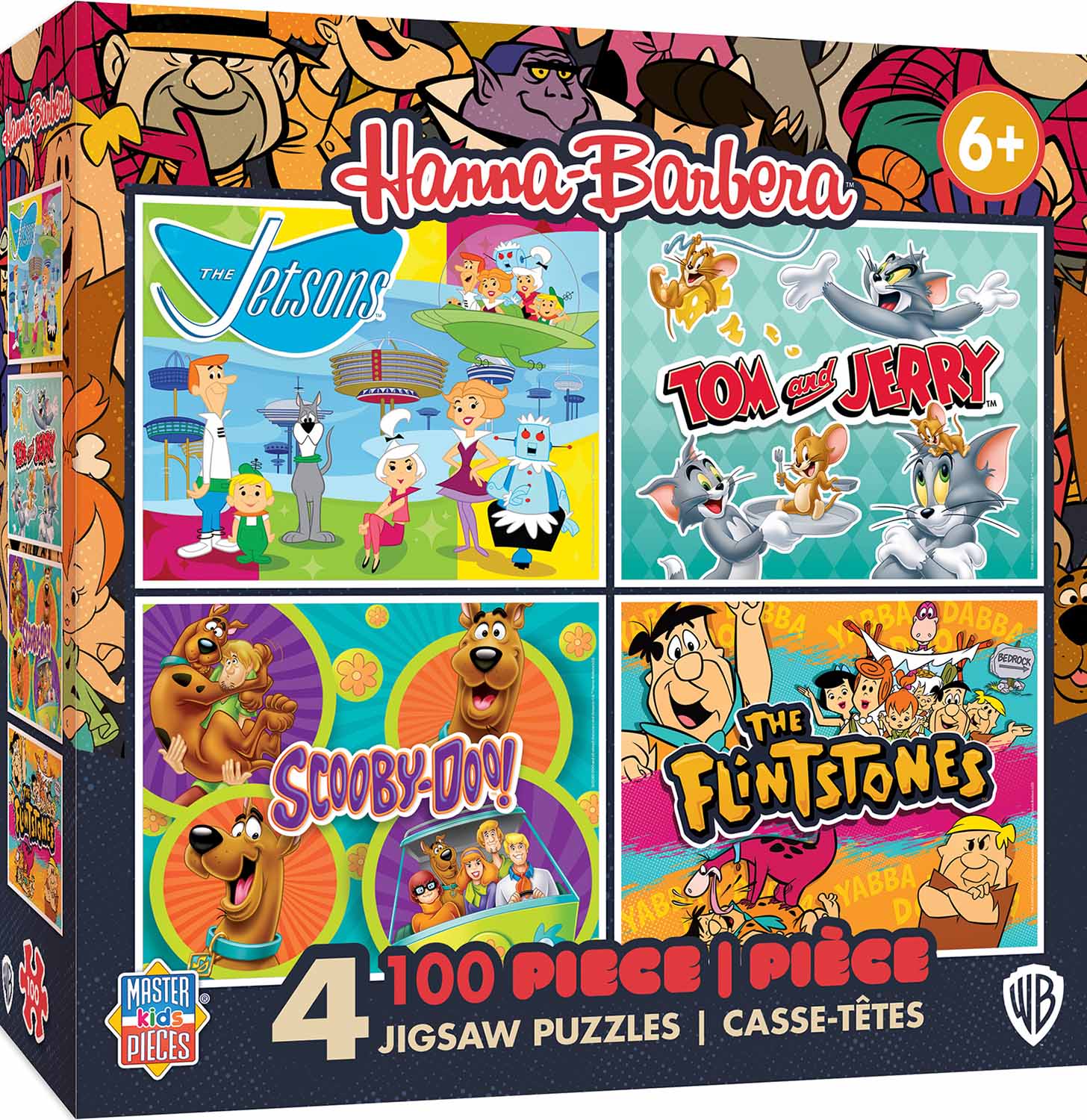 Hanna Barbera 4 Pack Pop Culture Cartoon Jigsaw Puzzle