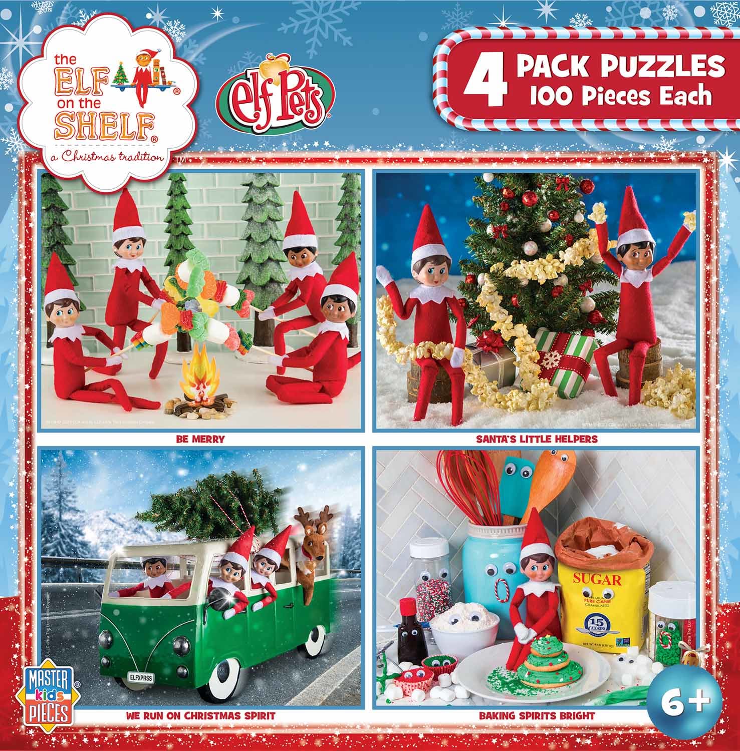 Elf on the Shelf - 4 Pack Christmas