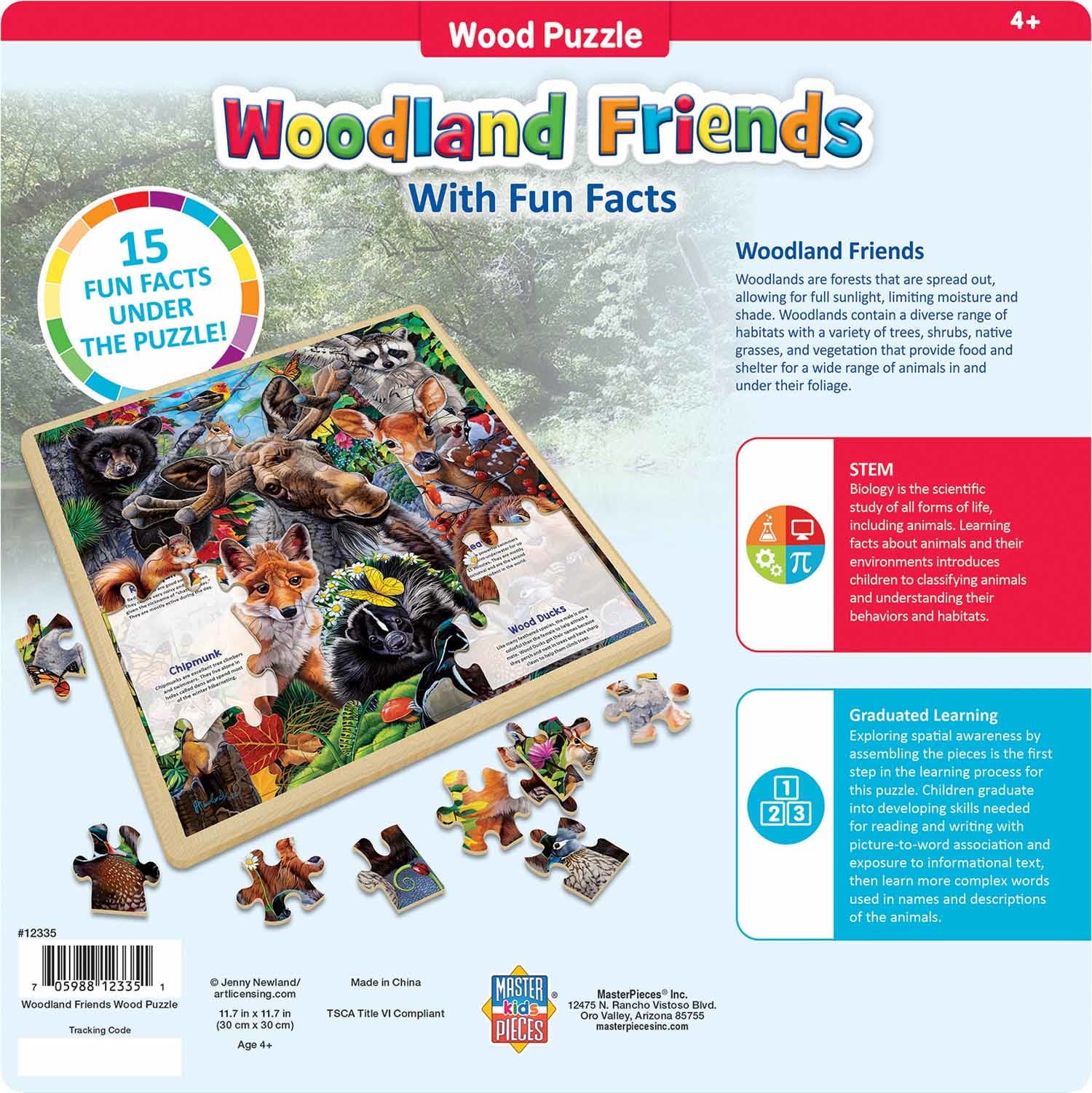 Wood Fun Facts - Woodland Friends