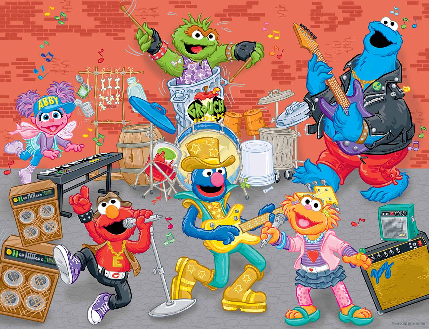 Sesame Street - Rock Stars Movies & TV Jigsaw Puzzle