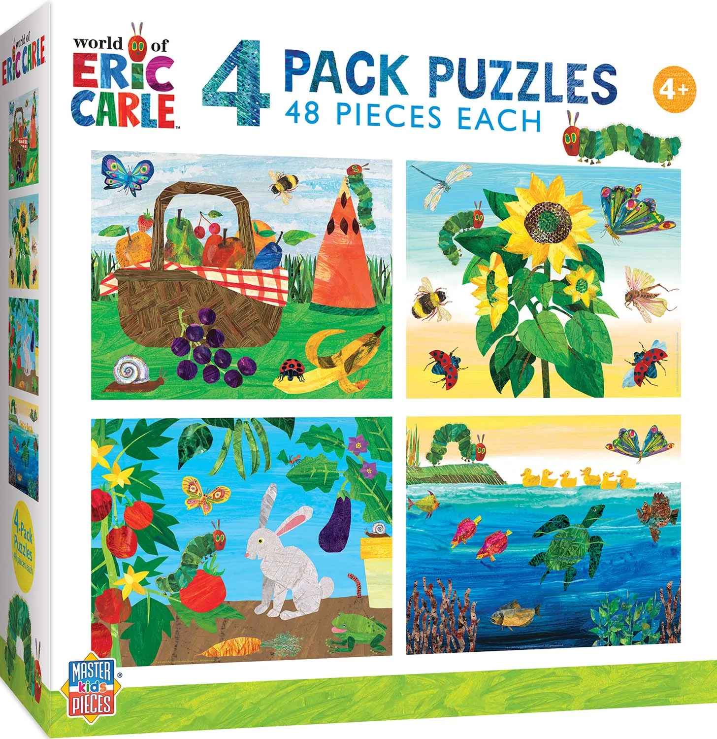 Eric Carle - 4-Pack 48 Piece Puzzles