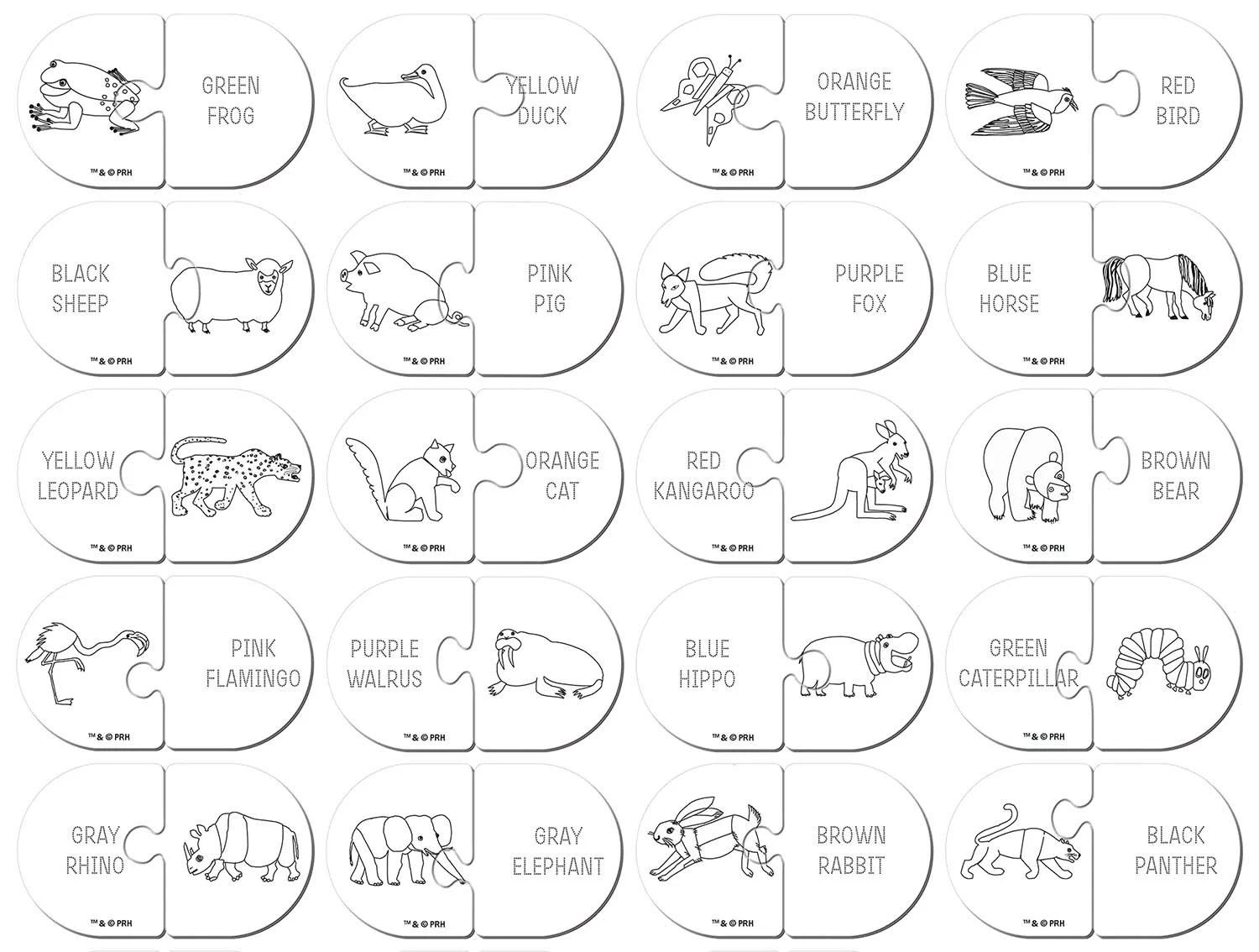 Eric Carle - Colors Matching Puzzles