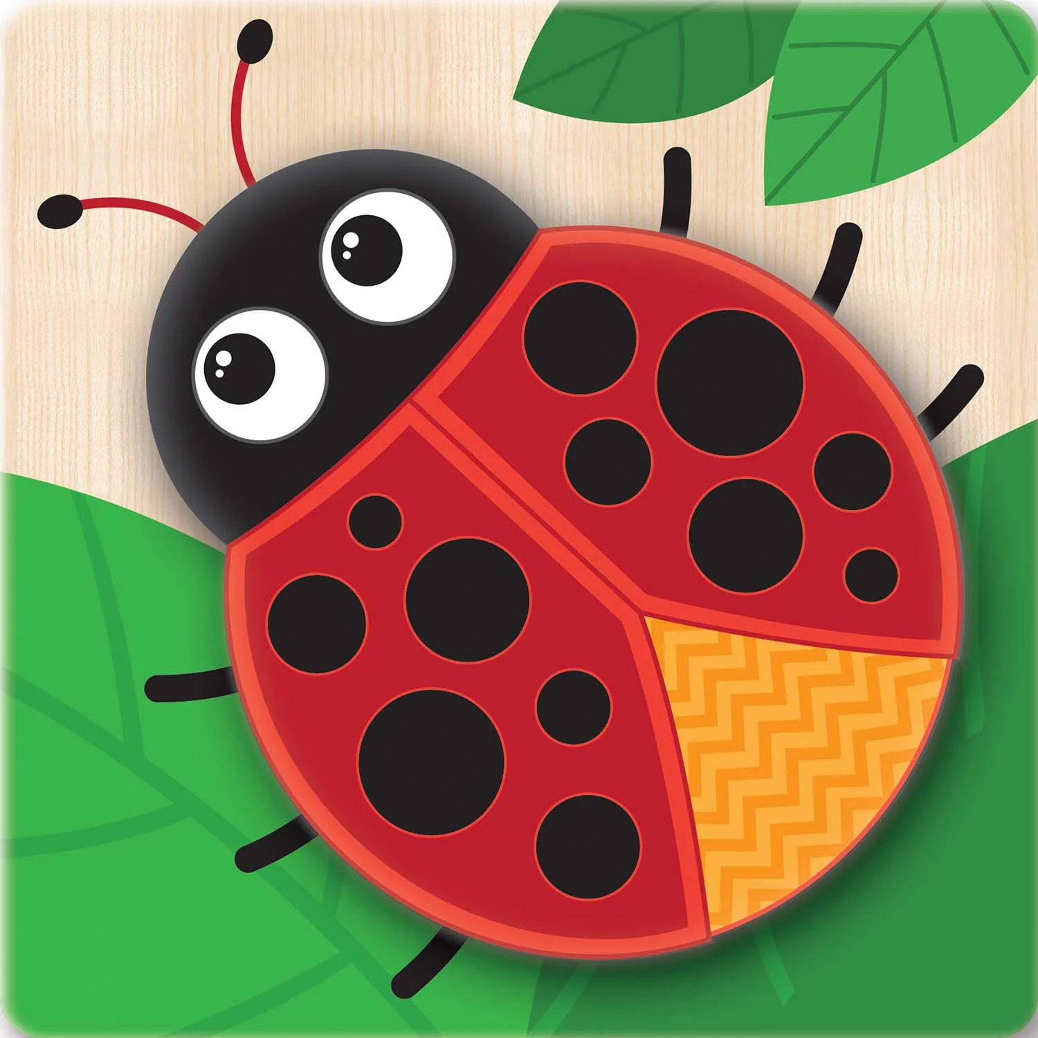 4 Chunky Wood Puzzles - Garden Friends