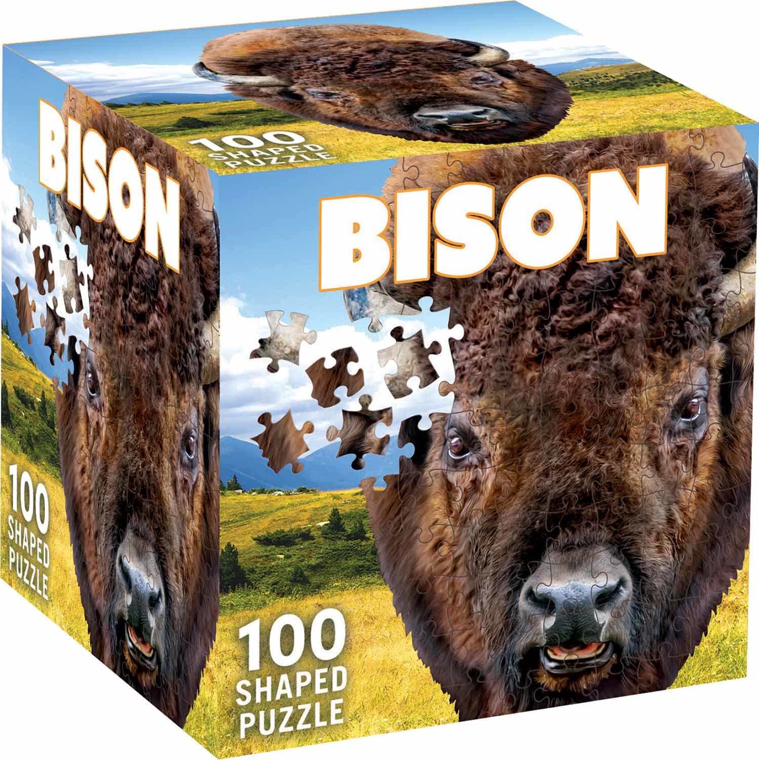 Bison 100 Piece Squzzle Animals
