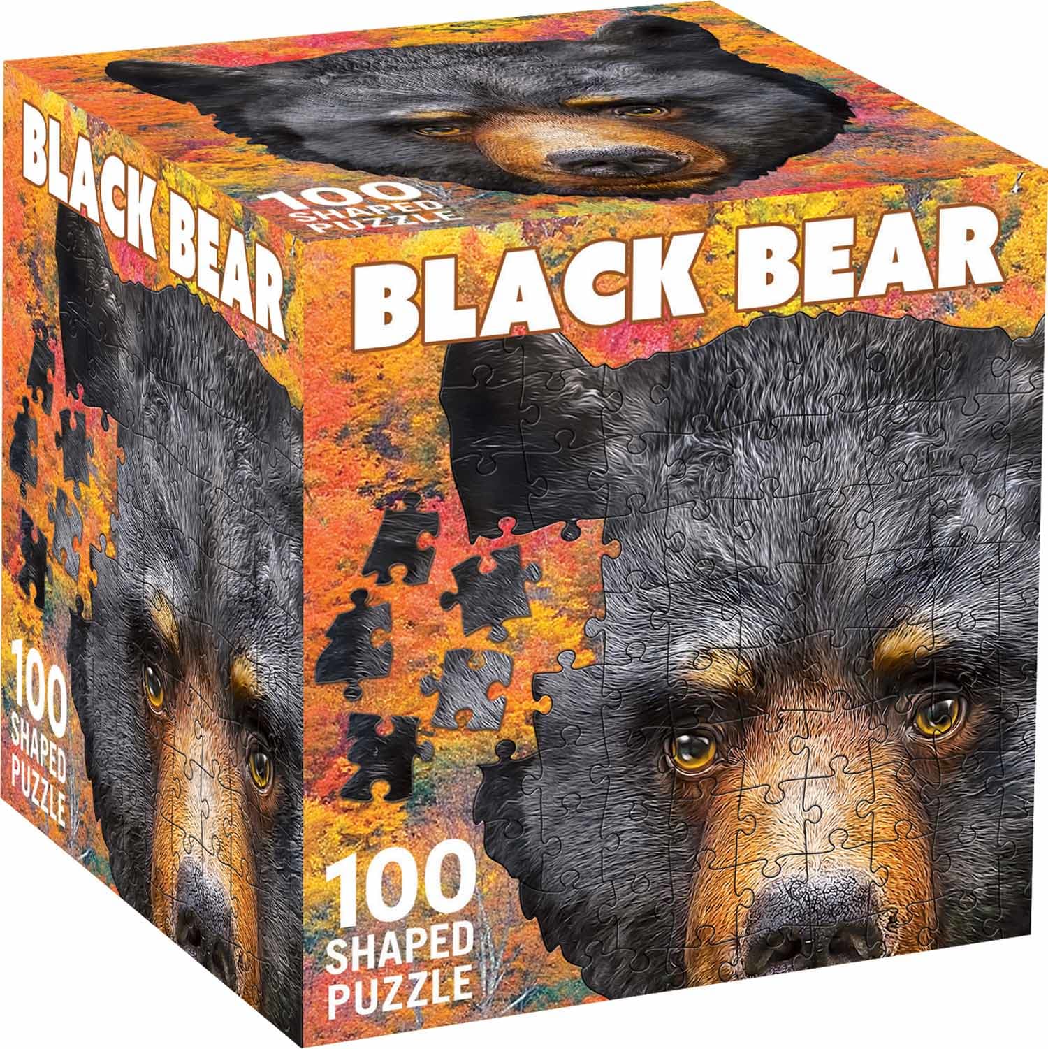 Black Bear 100 Piece Squzzle Animals