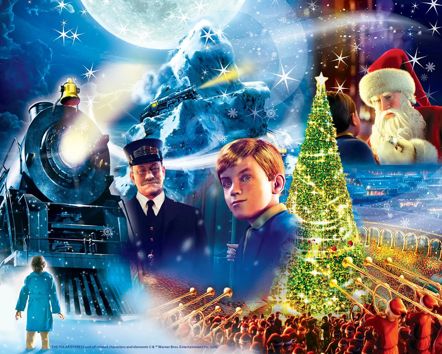The Polar Express - 4 Pack 100 Piece Puzzles - Scratch and Dent